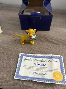 SIMBA from The Lion King Disney Grolier Christmas President's Edition BOXED - Picture 1 of 5