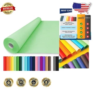 Premium Light Green Wrapping Paper, 36" x 2400" - Sustainable Gift Wrap Solution - Picture 1 of 4