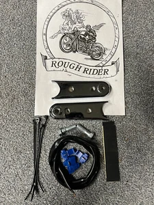 Chrome Rear Turn Signal Relocation Kit for 1984-2001 FXST - Picture 1 of 1