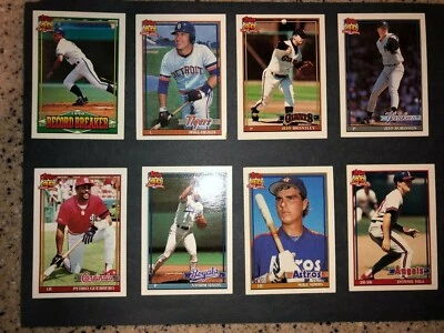 1991 TOPPS BASEBALL CARDS YOU CHOOSE 2-792 MLB CARD FREE SHIPPING - Image 1 of 4