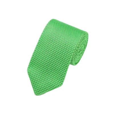 男式纯色针织钩针编织 7 厘米领带婚礼派对商务正式箭头领带 — 第 1/2 张图片