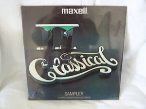 The MAXELL Classical II SAMPLER Vinyl LP Record ALBUM DPL 1-0464 SEALED - Picture 1 of 4