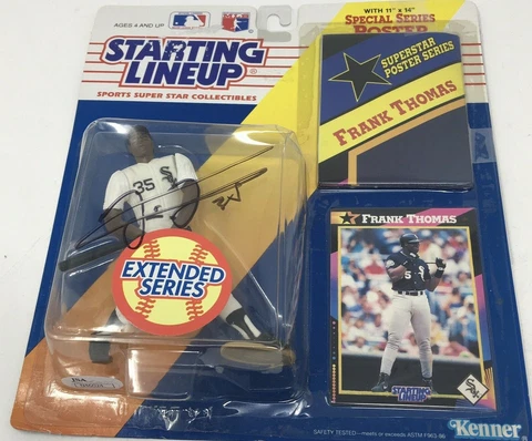 1992 STARTING LINEUP  MLB  SIGNED FRANK THOMAS - CHICAGO WHITE SOX  EXTENDED JSA Cover