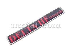 Nuevo emblema de plástico cromado integral Lancia Delta HF - Imagen 1 de 1