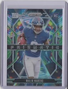 Nabos Malik 2024 Panini Prizm Prizmatic Prizms verde #13 - Imagen 1 de 2
