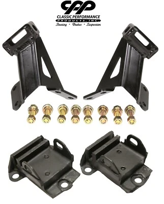 1955-57 Chevy Belair 150 210 V8 V-8 Engine Motor Mounts Small Big Block 350 454 - Image 1 of 4