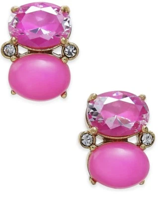 $48 Kate Spade Shine On Pink Crystal Dtud earrings S1P - Image 1 of 4