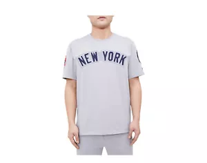 Pro Standard MLB New York Yankees Pro Team Grey/Navy Men's Shirt LNY131148-GRY - Picture 1 of 4