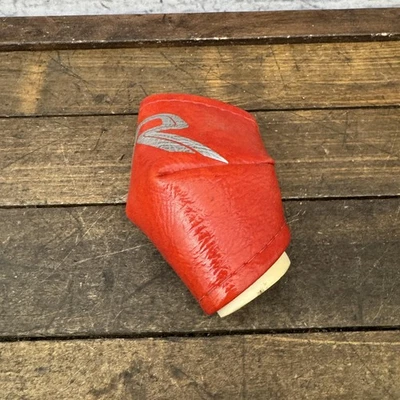 复古 Raleigh BMX Stem Pad 红色 Snap Gooseneck 老学校 BMX Ashtabula Rampar — 第 1/4 张图片