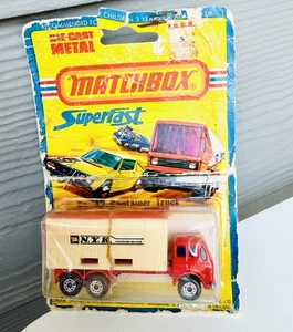 1976 Matchbox Superfast MERCEDES CONTAINER TRUCK No. 42 Sea Land N.Y.K Transport - Picture 1 of 7