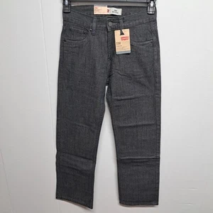 Levi's 550 Relaxed Fit Boys Size 14 Slim 25x27 Gray Jeans New with Tags  - Picture 1 of 9