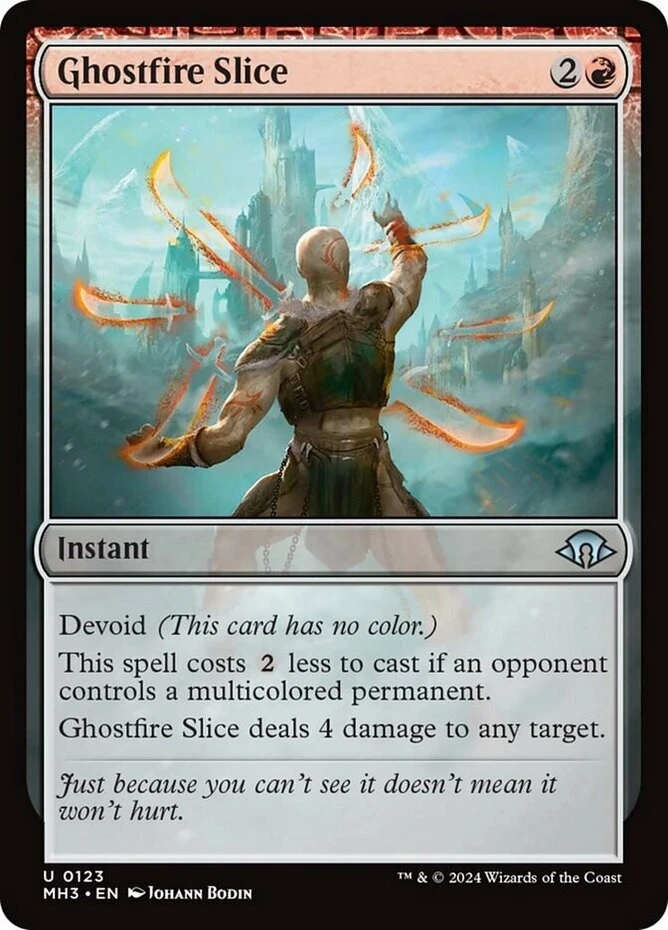 x1 Ghostfire Slice - Modern Horizons 3 - NM - MTG - Image 1 of 1