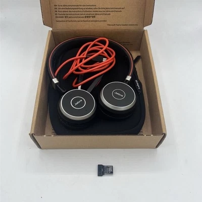 Jabra Evolve 65 SE Stereo Wireless Headset w/ Charging Stand - 6599-833-309 - Image 1 of 2
