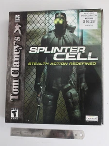 Tom Clancy's Splinter Cell (PC Game, 2002) Rare Big Box SEALED Large Ubisoft NEW - Picture 1 of 7