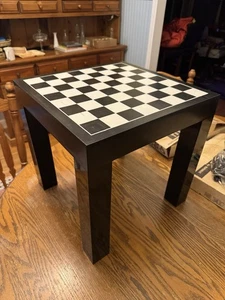 Parsons table Republic by Stylette - Chess and Checker Game Table 16”x16”  - Picture 1 of 11