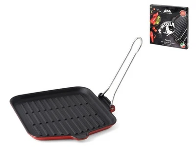 Bistecchiera in ghisa inossidabile modello Dietella con fondo in smalto di cm - Immagine 1 di 3