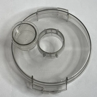 Cuisinart Pro Classic DLC-10 Food Processor Flat Lid Cover DLC-116GTX w Cap - Image 1 of 4