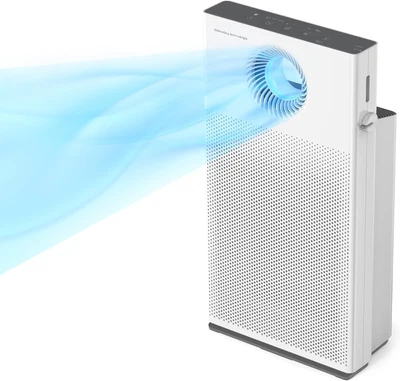 Purificatore D'Aria Con Filtro HEPA, Tecnologia Megajet, Rimuove Fino Al 99,999% - Immagine 1 di 4