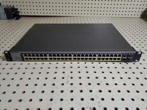 Netgear GS752TPv2 48-Port PoE+ Switch Gigabit | 4 SFP Ports | Free Ship - Picture 1 of 8