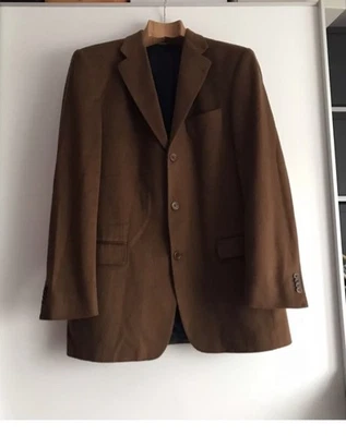 J Philipp Herren Sakko Neu Gr L AzA 60 Seide Wolle Mix Braun Extra Leicht  - Bild 1 von 4