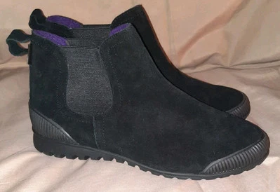 NUEVO SIN CAJA Cougar Exceed Negro Gamuza Impermeable Tobillo Tirar Botas para Mujer Talla 9 M Foto 1 de 4