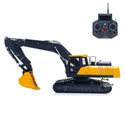 3 Pumps 9CH 1/14 RC Hydraulikbagger E400 Pro Metall RC Digger 5D Rocker-Joystick - Bild 1 von 4