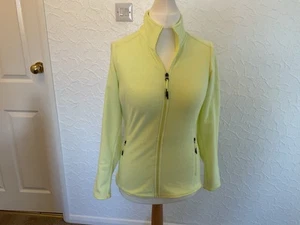 Fluorescent Yellow Ladies M&S Sports Top Size 14 Excellent - Picture 1 of 1