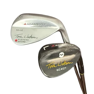 Adams Golf Tom Watson Wedge Set 56°/12° Players Grind Sand & 60°/07° Lob Steel - Picture 1 of 7