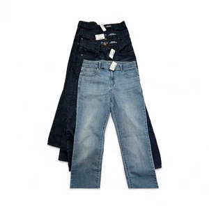 NWT 4 The Children's Place Boys Straight Leg Jeans Size 10 HUSKY Deep Blue/Drift - Picture 1 of 9