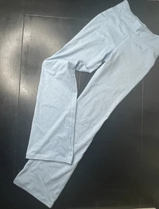 Athleta Girl High Rise Softluxe Chit Chat Flare Pants Blue Sz M - Picture 1 of 4