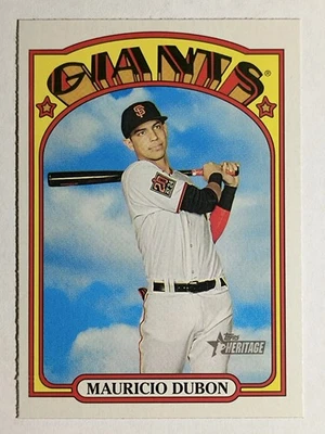 2021 Topps Heritage #343 Mauricio Dubon - Image 1 of 2
