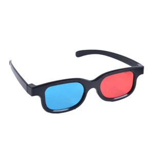 Red Blue 3D Glasses Frame For Dimensional Anaglyph Movie DVD Ga O ^ FT - Imagen 1 de 9