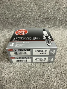Paquete de 8 bujías NGK V-Power 6376 LFR5A-11 hp - Imagen 1 de 4