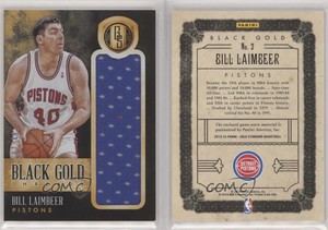 2013-14 Panini Gold Standard Black Gold Threads /49 Bill Laimbeer #2
