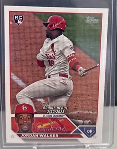 Jordan Walker 2023 Topps Update Series Rookie Debut RC US122 St. Louis Cardinals - Picture 1 of 2