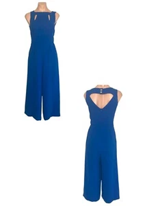 Karen Millen Culotte Jumpsuit Size AU 8 Wide Leg Sleeveless Cutout Back rrp $398 - Picture 1 of 19
