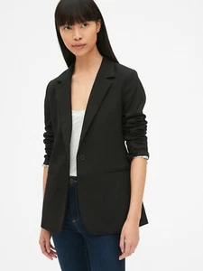 Gap Classic Blazer, Size 12 True Black - Picture 1 of 5