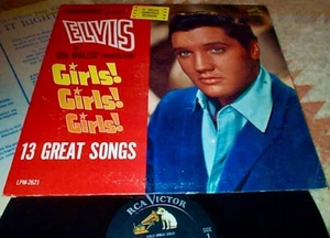 Soundtrack ELVIS PRESLEY Girls Girls Girls RCA *Orig* LONG PLAY Return To Sender - Picture 1 of 3