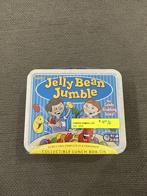 Jelly Bean Jumble - The Candy Grabbing Game! Collectible Tin Lunch Box by Fundex - Image 1 of 2