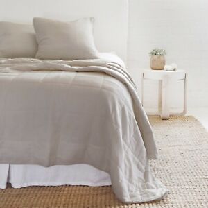 Pom Pom at Home Antwerp Coverlet  Queen CU-4200-N-03 in Natural Color 