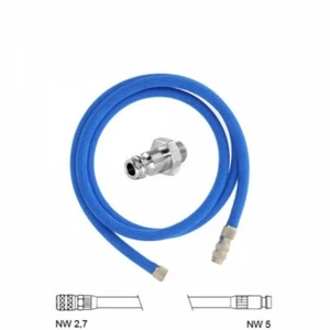 Manguera textil, manguera aerógrafo con acoplamiento rápido <> Conector aire NW 5,0 - Imagen 1 de 1