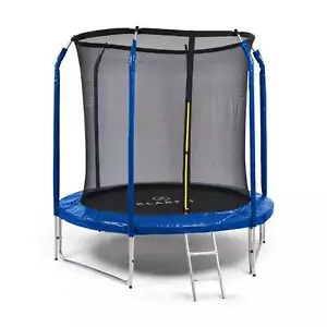 Trampolin Kinder Outdoor Garten Kinder Jumping Sicherheitsnetz 250 cm blau - Bild 1 von 7