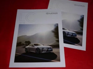 Folleto folleto LEXUS LC 500 + LC 500h Coupe + lista de precios lista de precios de 2017 - Imagen 1 de 2