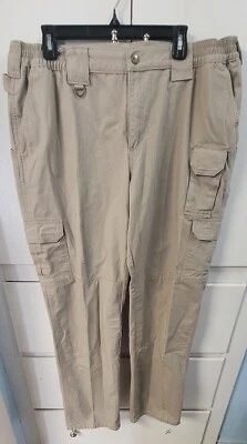 5.11 Tactical Series Women's Stryke Pro Khaki Cargo Utility Pants Size 20 LONG  - Image 1 of 4