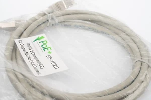 PoE CAT6A 2m Copper CU RJ45 Black S/FTP Snagless Booted Patch Lead - Picture 1 of 2