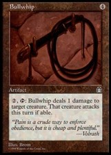 4x Bullwhip MTG Stronghold NM Magic Regular