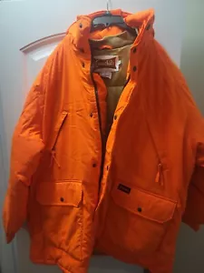 Gamehide Deer Hunter Blaze Orange Waterproof Hunting XL Jacket Removable Hood - Picture 1 of 6