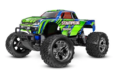 Traxxas 36254-8 Stampede HD 2WD Monster-Truck grün RTR 48km/h - Bild 1 von 4