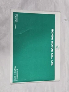 1988 Honda NX125 Owner's Manual - Picture 1 of 2