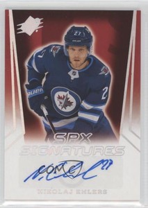 2021-22 SPx SPx Signatures Nikolaj Ehlers #SPX-NE Auto